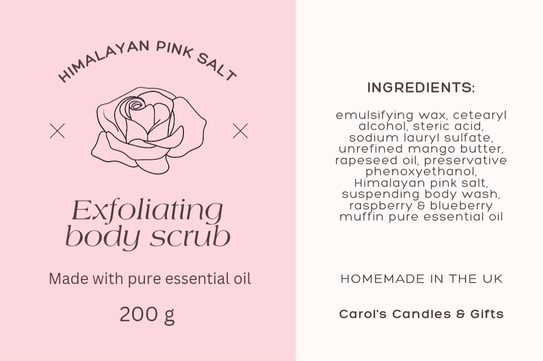 Himalayan Pink Salt Scrub - 200g