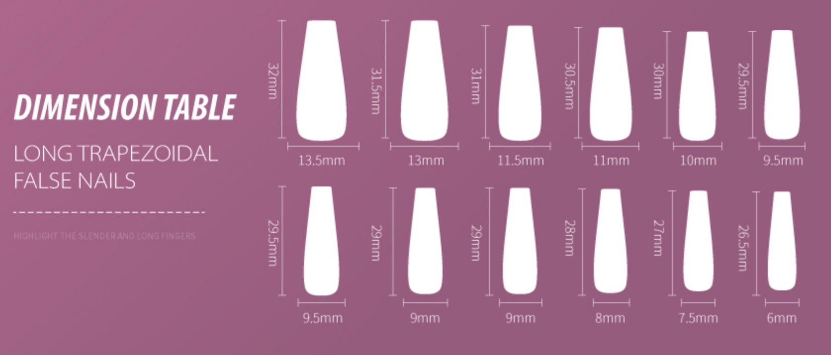 Fluorescent False Nails 24 Pcs