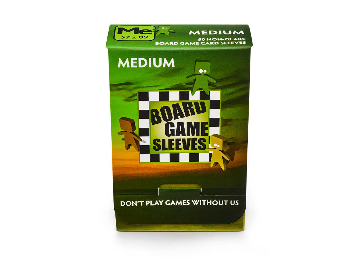 Board Game Sleeves: Medium – Non Glare (50 sleeves) 57x89mm