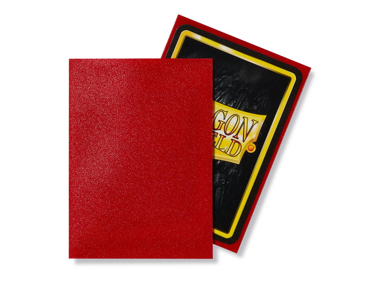 Dragon Shield: Matte – Ruby (100) sleeves 63x88mm