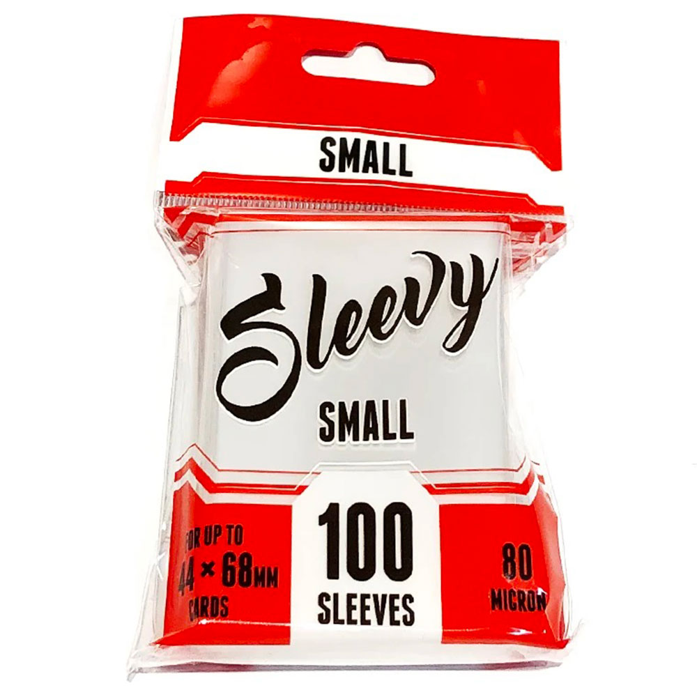 Sleevy SMALL – Clear (100 sleeves for 44x68 mm cards)