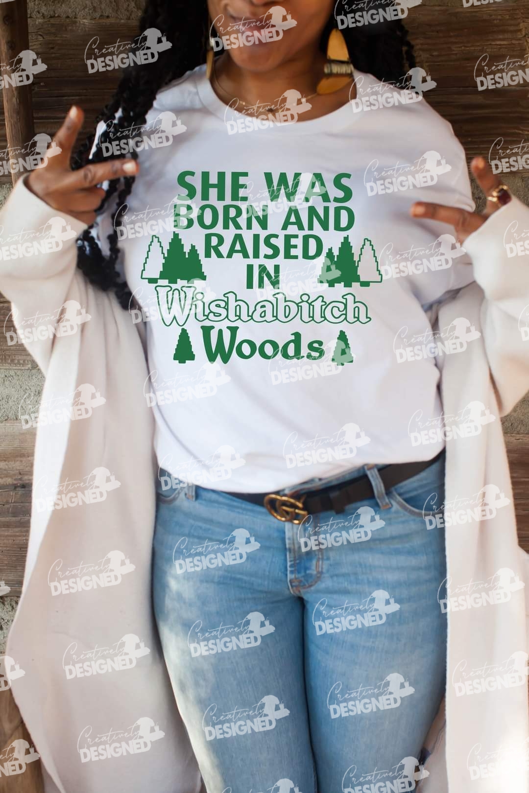 Wishabitch Woods Tee