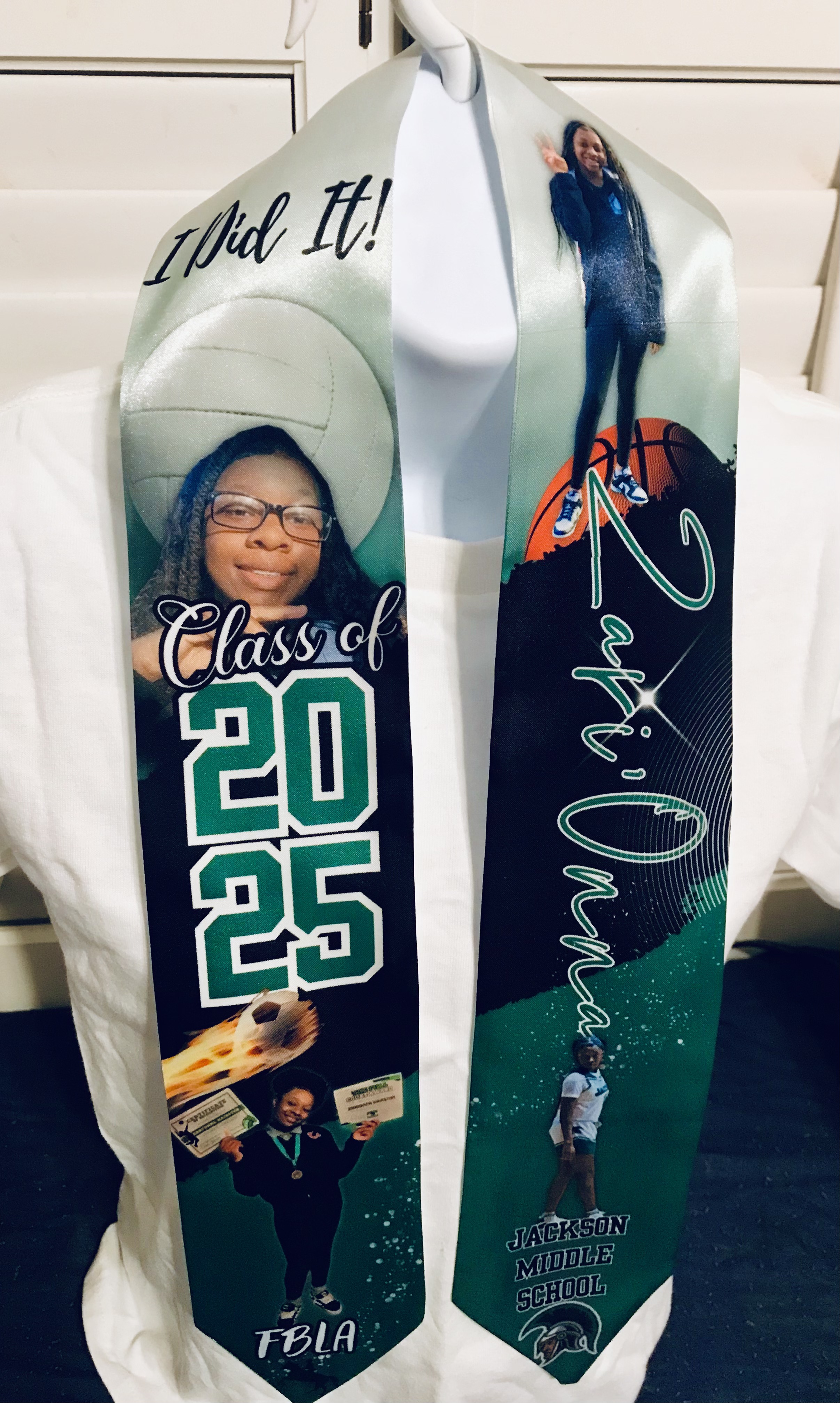 Custom Grad Stole