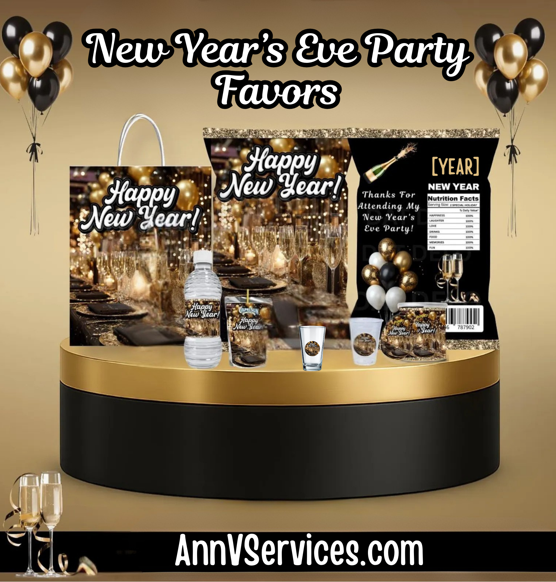 New Year’s Party Gift Set