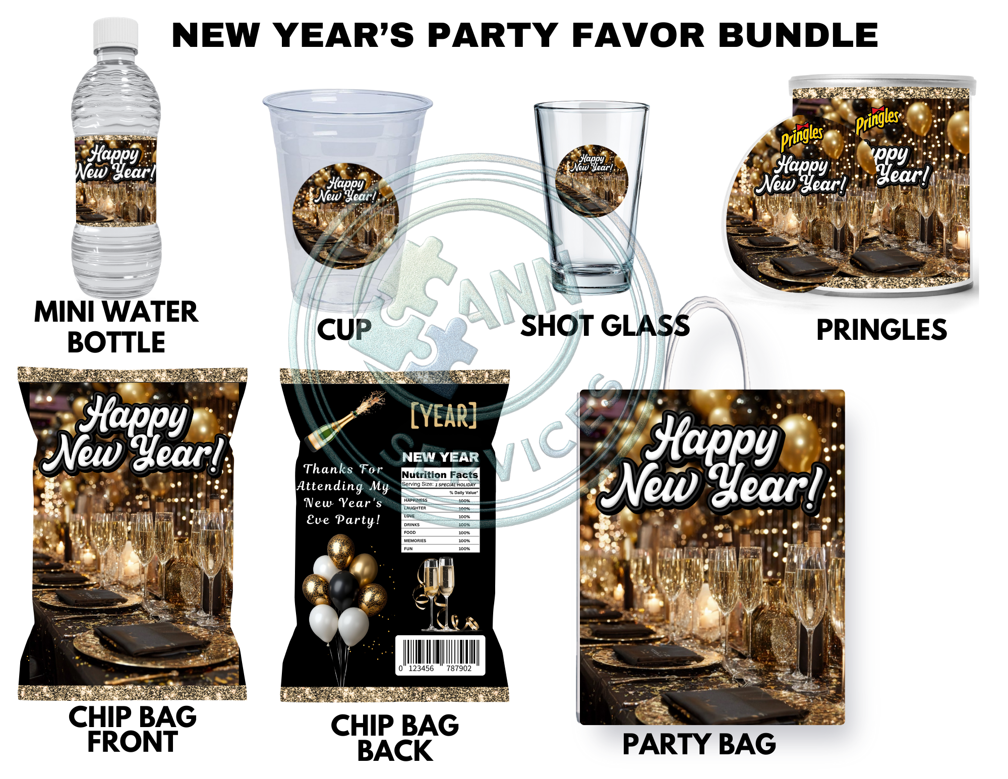 New Year’s Party Gift Set