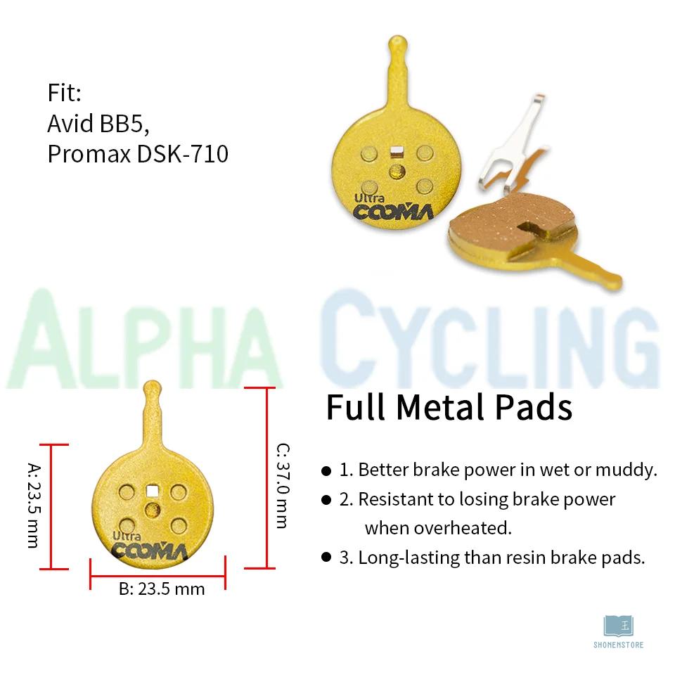 SHIMANO Compatible Full Metal Brake Pads