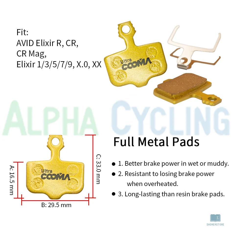 SHIMANO Compatible Full Metal Brake Pads