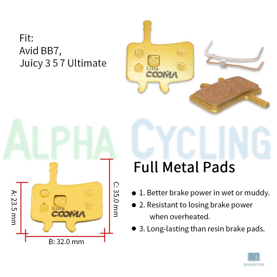 SHIMANO Compatible Full Metal Brake Pads