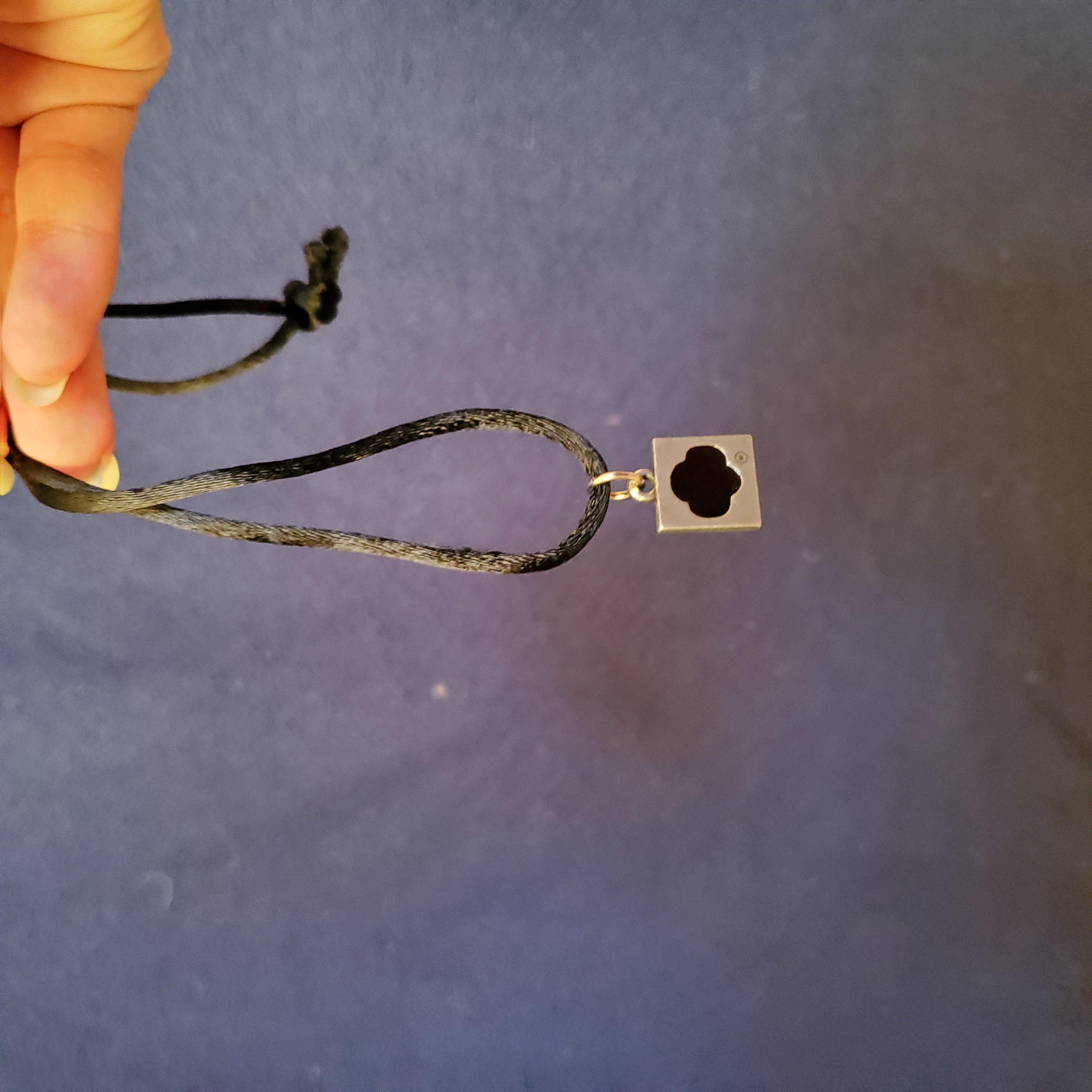 "confidence" girl scout necklace