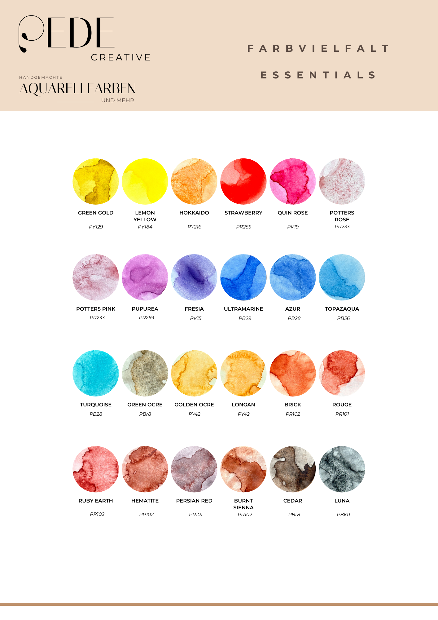 Essentials Farbpalette