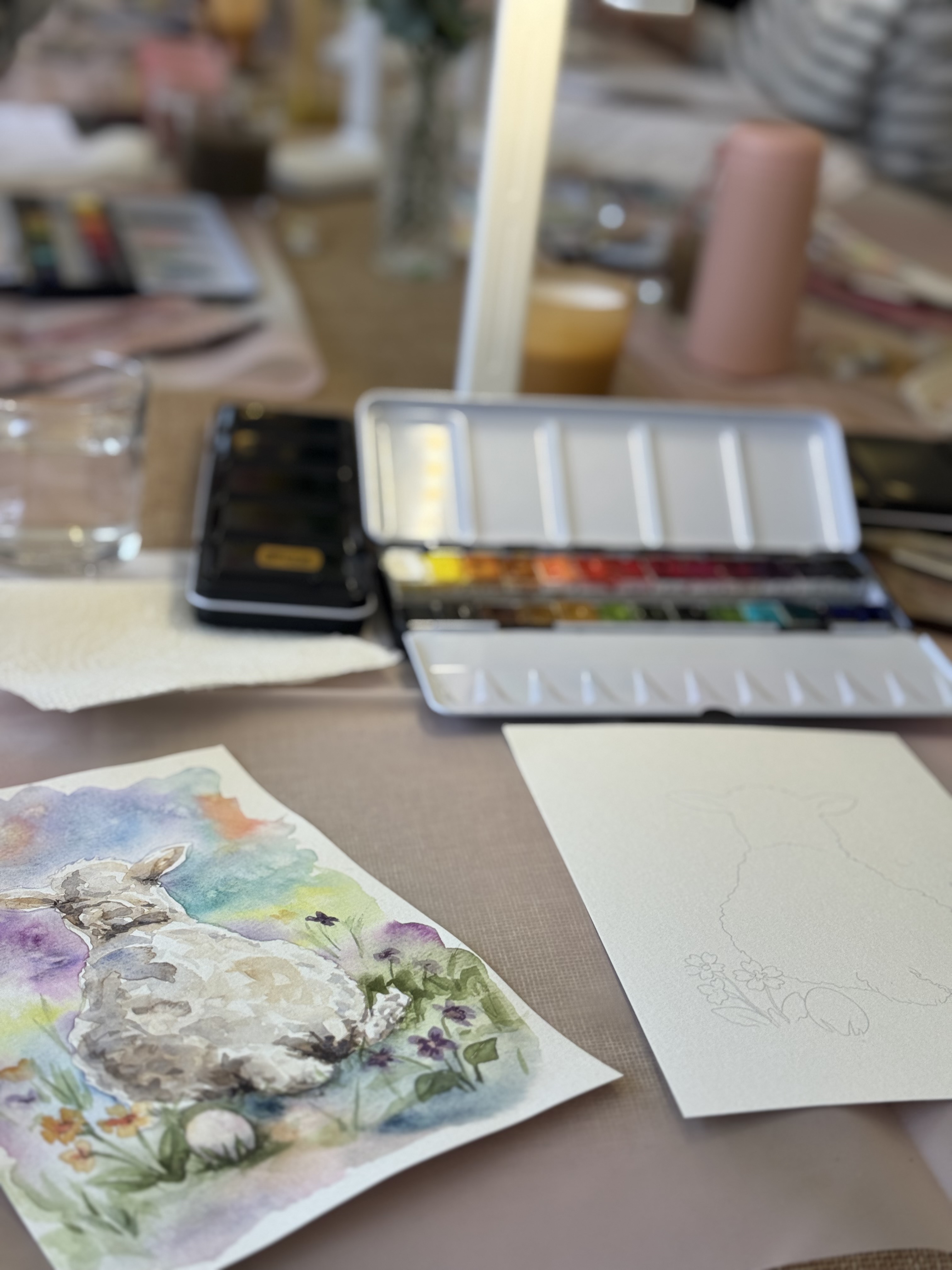 Oster-Aquarell