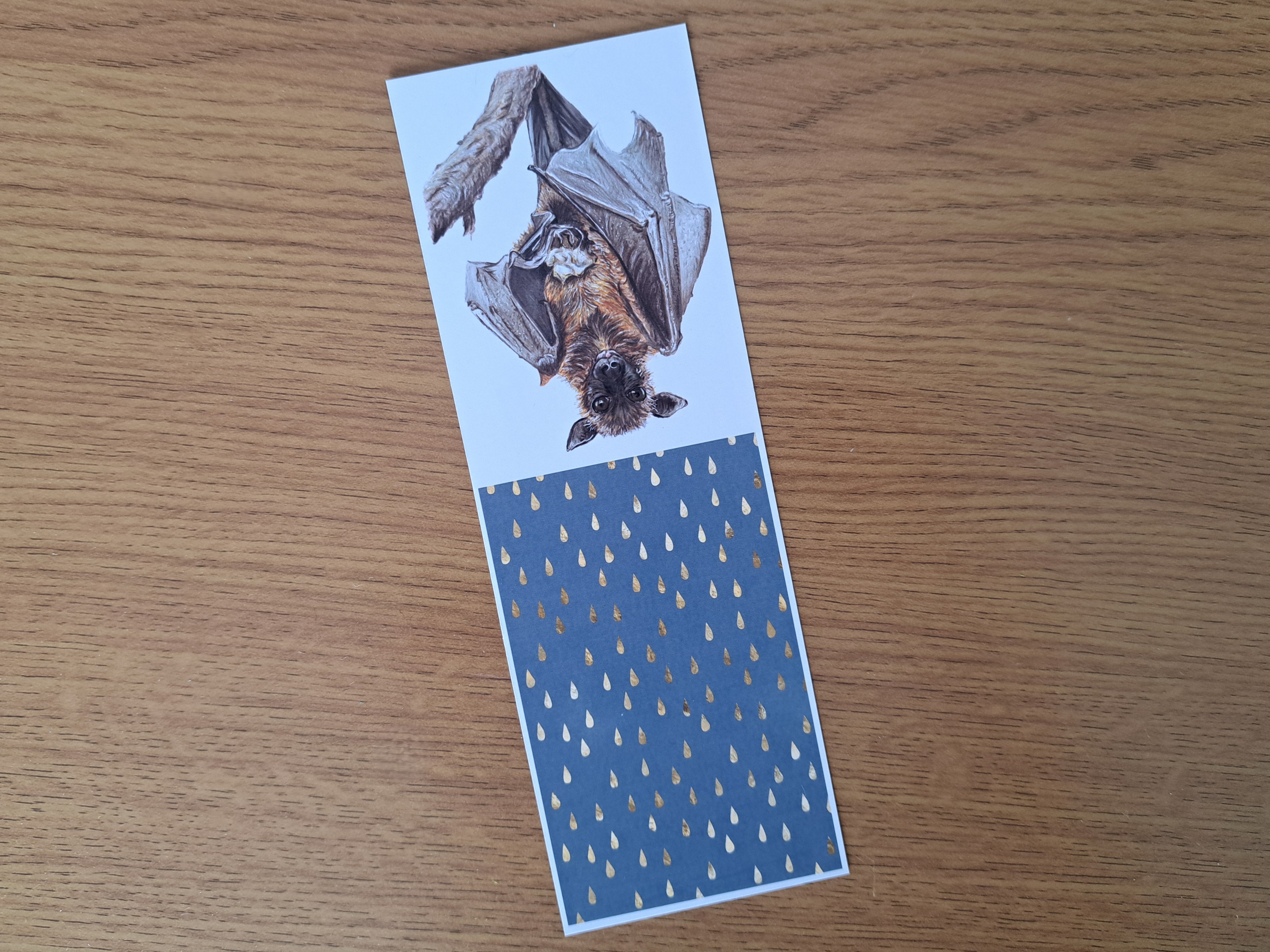 Fruit Bat Bookmark: Bookish Christmas or Any Occasion Gift for Book & Bat Lovers