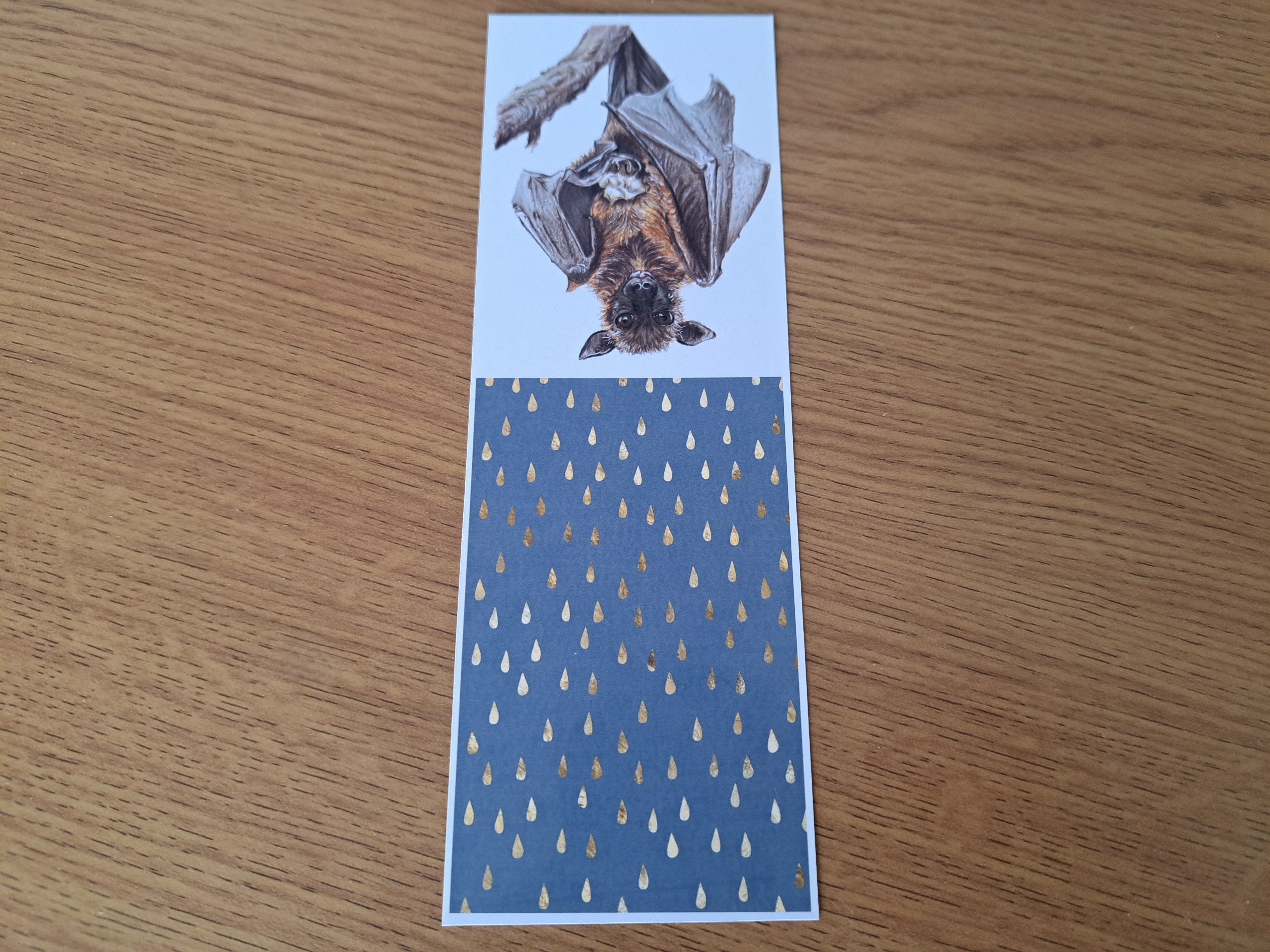 Fruit Bat Bookmark: Bookish Christmas or Any Occasion Gift for Book & Bat Lovers