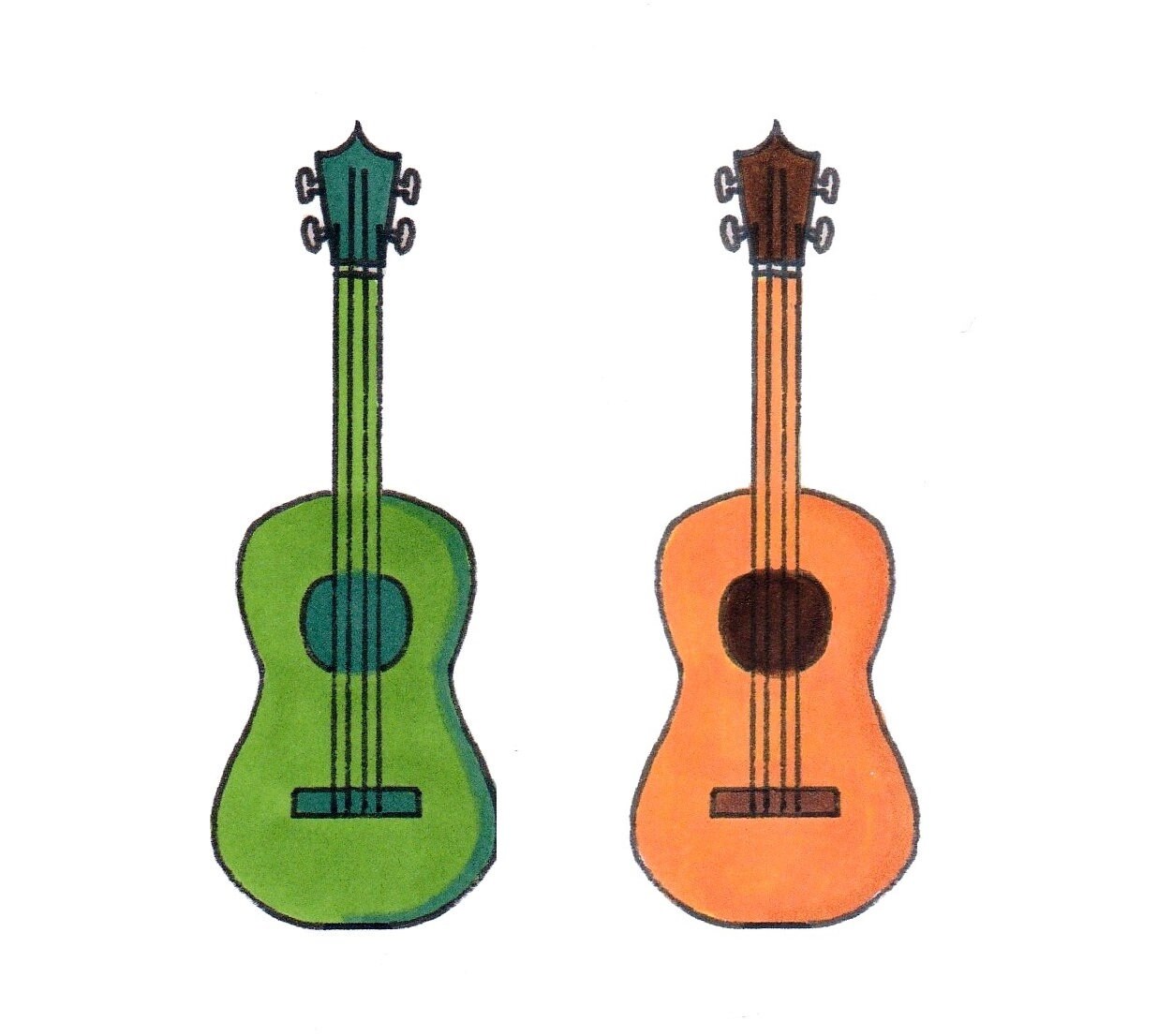 Ukulele Card, Ukulele Designs, Ukulele, Ukulele Birthday Card, Birthday Ukulele, Ukulele Birthday Wi