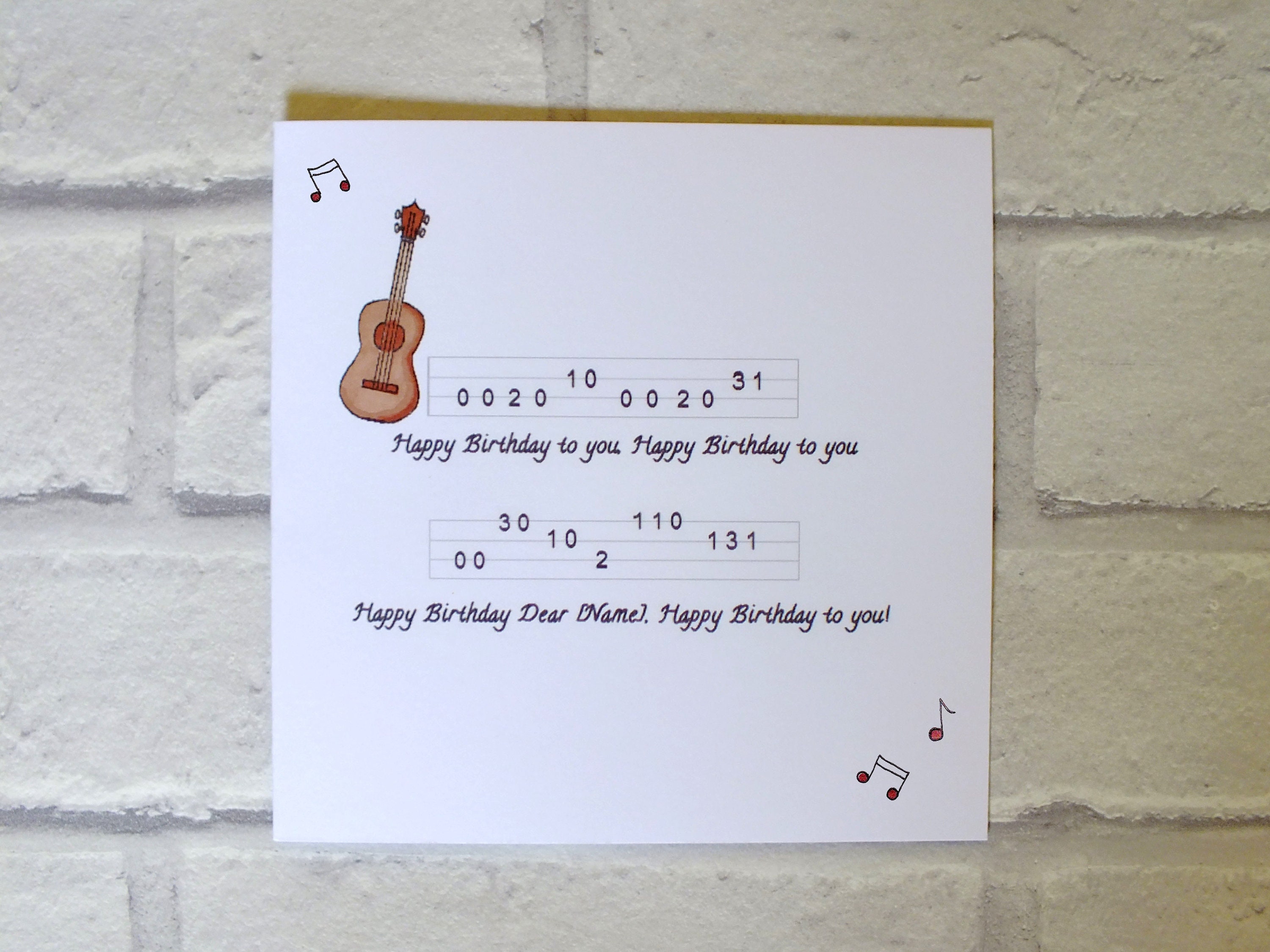 Ukulele Card, Ukulele Designs, Ukulele, Ukulele Birthday Card, Birthday Ukulele, Ukulele Birthday Wi