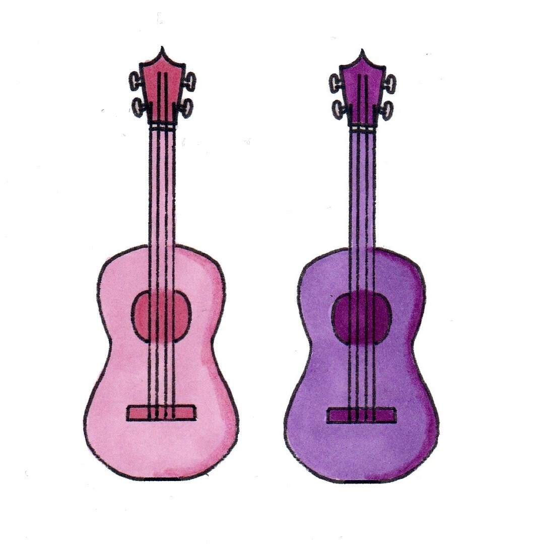 Ukulele Card, Ukulele Designs, Ukulele, Ukulele Birthday Card, Birthday Ukulele, Ukulele Birthday Wi