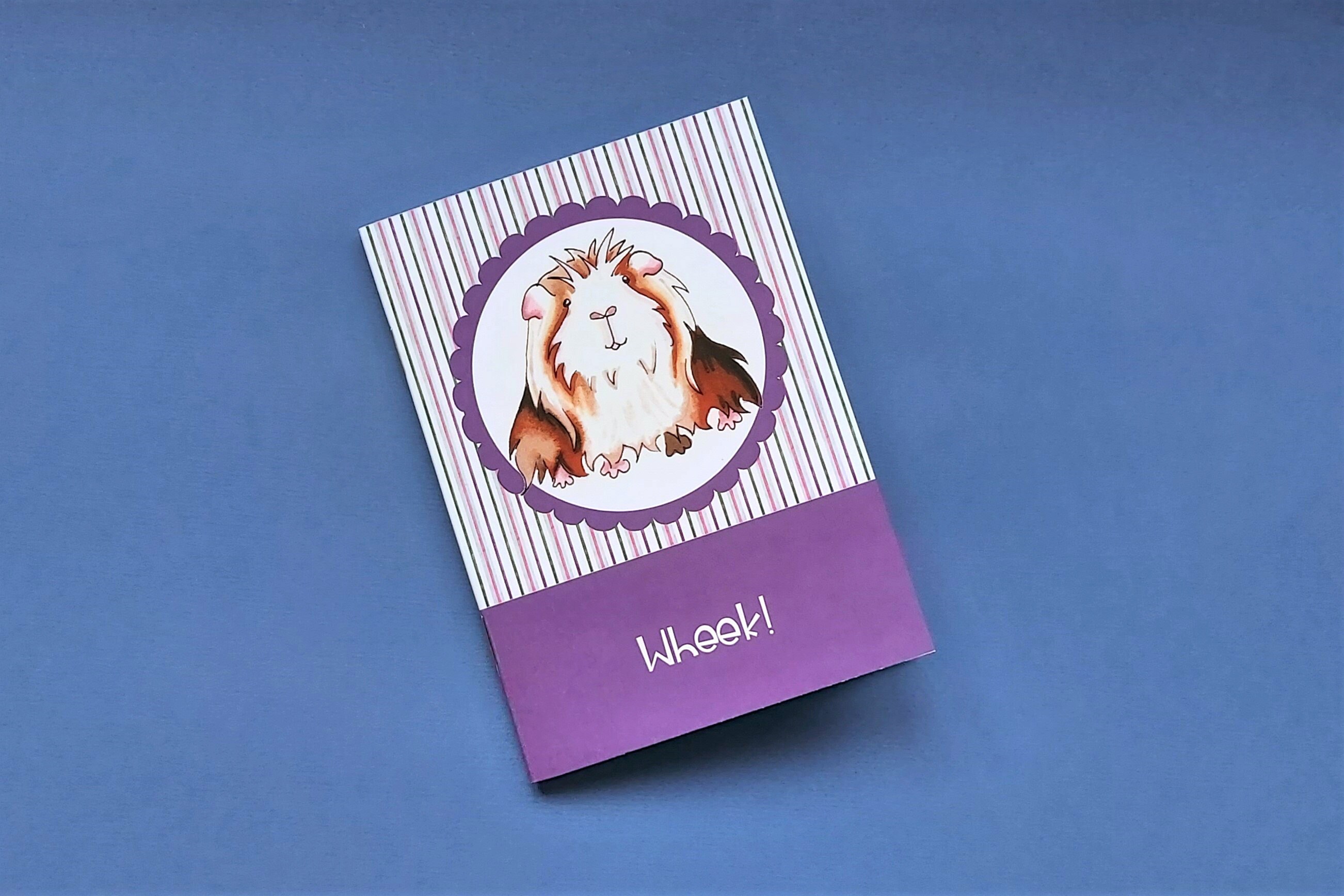 Guinea Pig Notebook, Guinea Pig Gift, Guinea Pig Stocking Filler, Christmas Gift, Guinea Pig Lover G