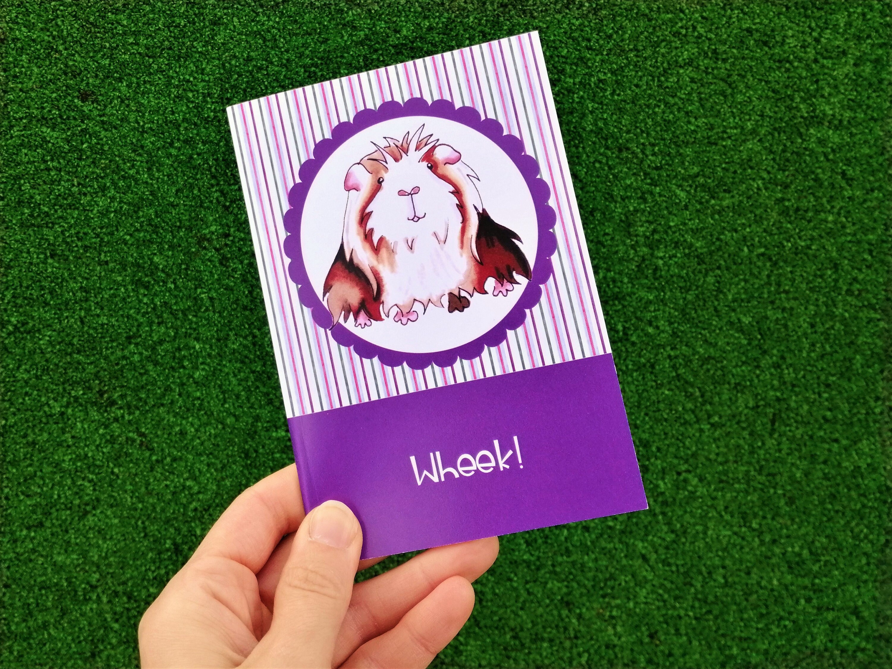 Guinea Pig Notebook, Guinea Pig Gift, Guinea Pig Stocking Filler, Christmas Gift, Guinea Pig Lover G
