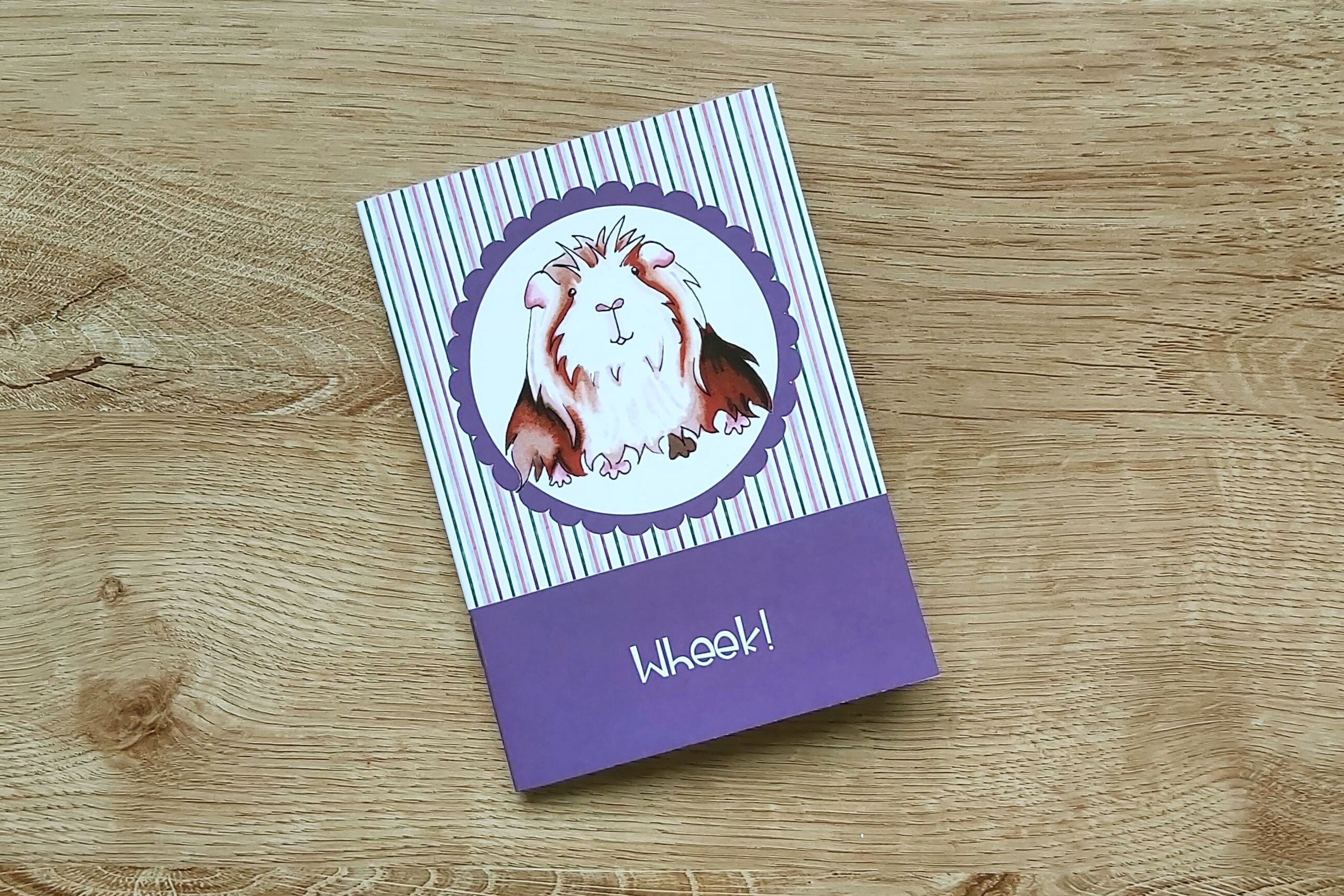 Guinea Pig Notebook, Guinea Pig Gift, Guinea Pig Stocking Filler, Christmas Gift, Guinea Pig Lover G
