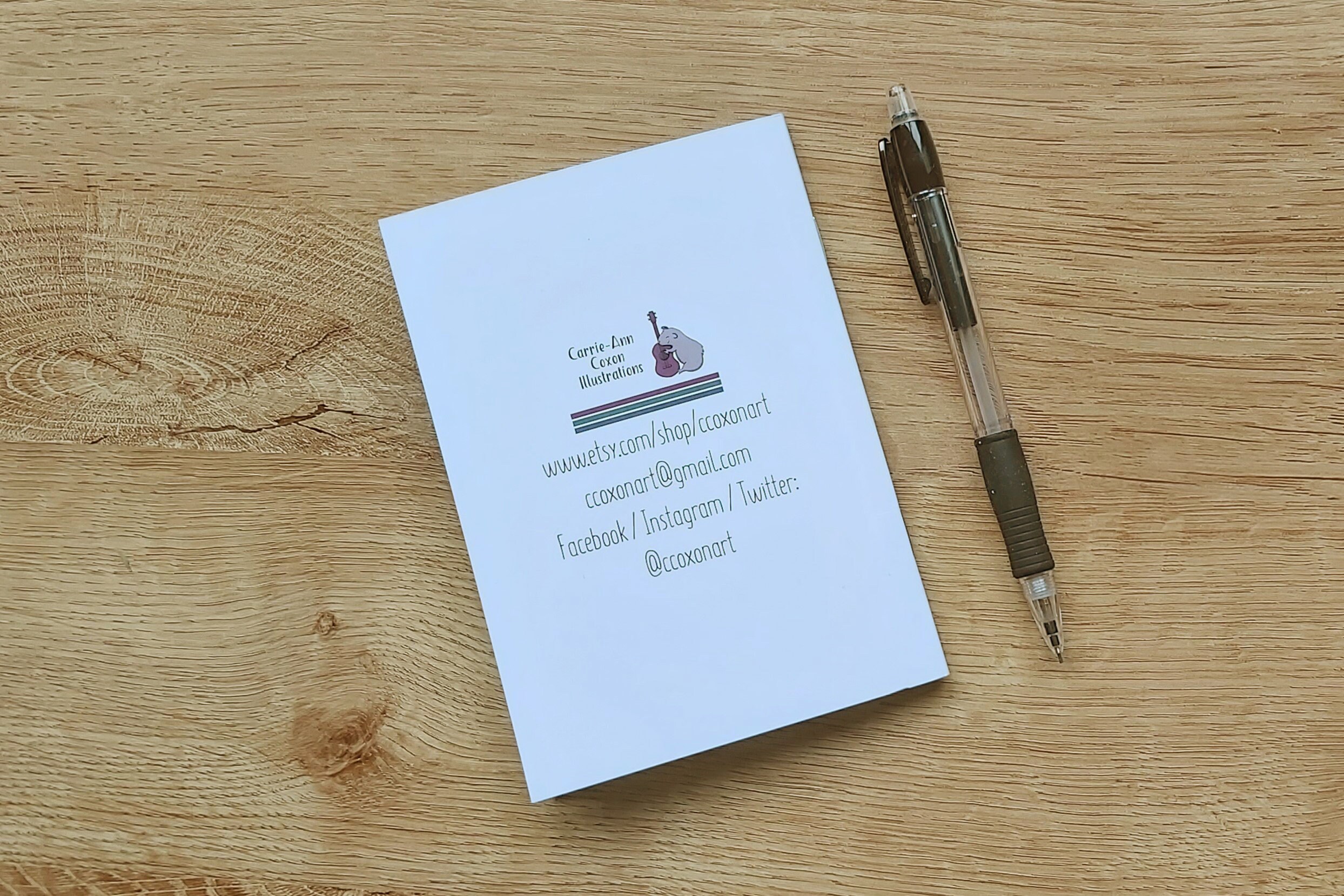 Guinea Pig Notebook, Guinea Pig Christmas Gift, Stocking Filler, Eco Friendly Notebook, Guinea Pig S