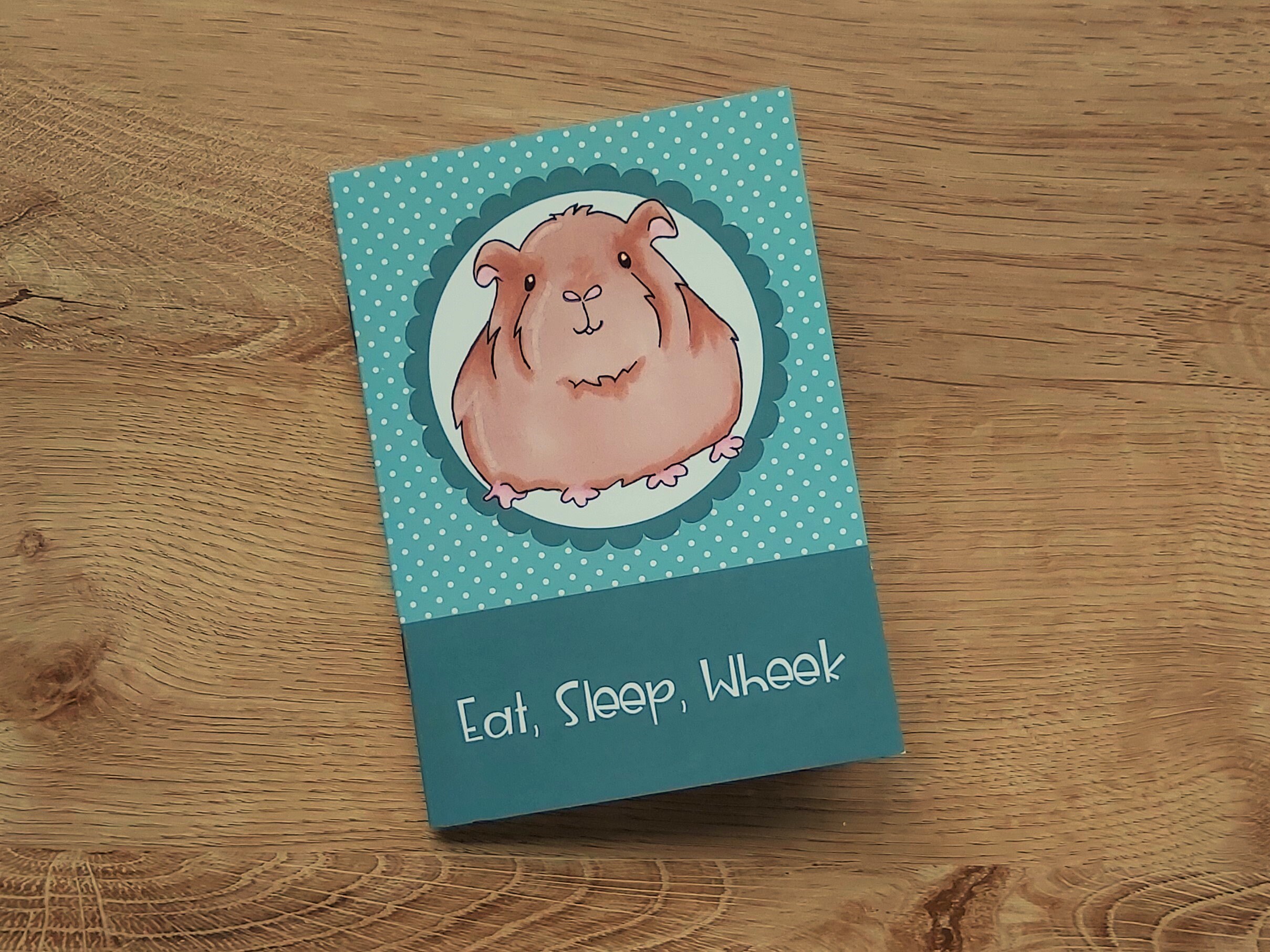 Guinea Pig Notebook, Guinea Pig Christmas Gift, Stocking Filler, Eco Friendly Notebook, Guinea Pig S