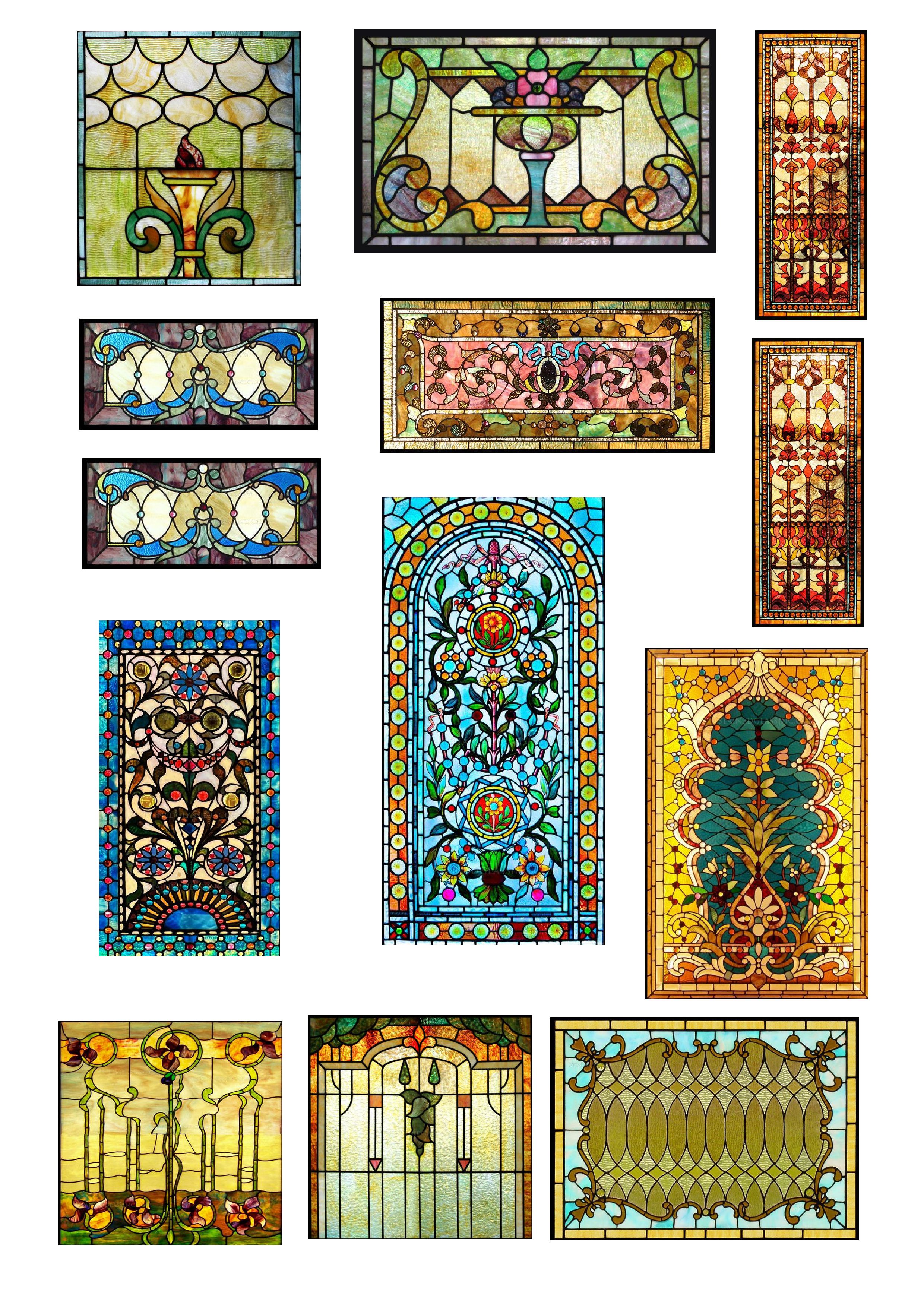 1:24 Stained Glass Windows 3