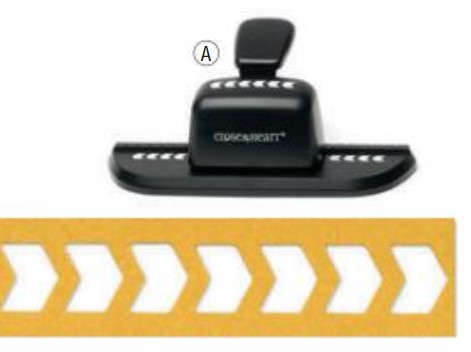 CTMH Chevron Border Punch