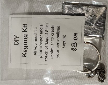 DIY CTMH Base & Bling Keyring Kits (Rectangle)