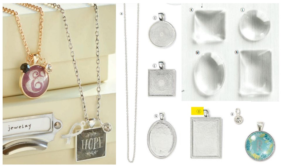 CTMH Base & Bling : Rectangle Pendant