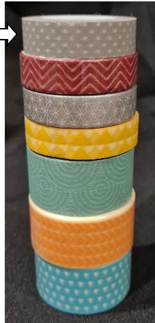 CTMH Washi Tape : Grey Dots