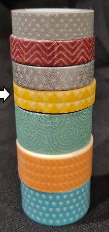 CTMH Washi Tape : Yellow ZigZag