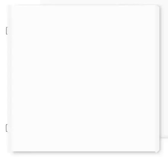 CM 12x12 Pages : White