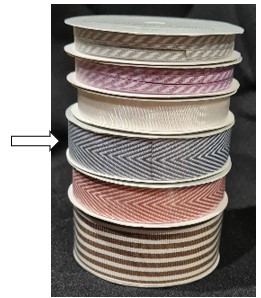 CTMH Chevron Ribbon : Outdoor Denim