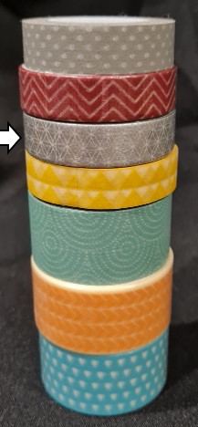 CTMH Washi Tape : Silver