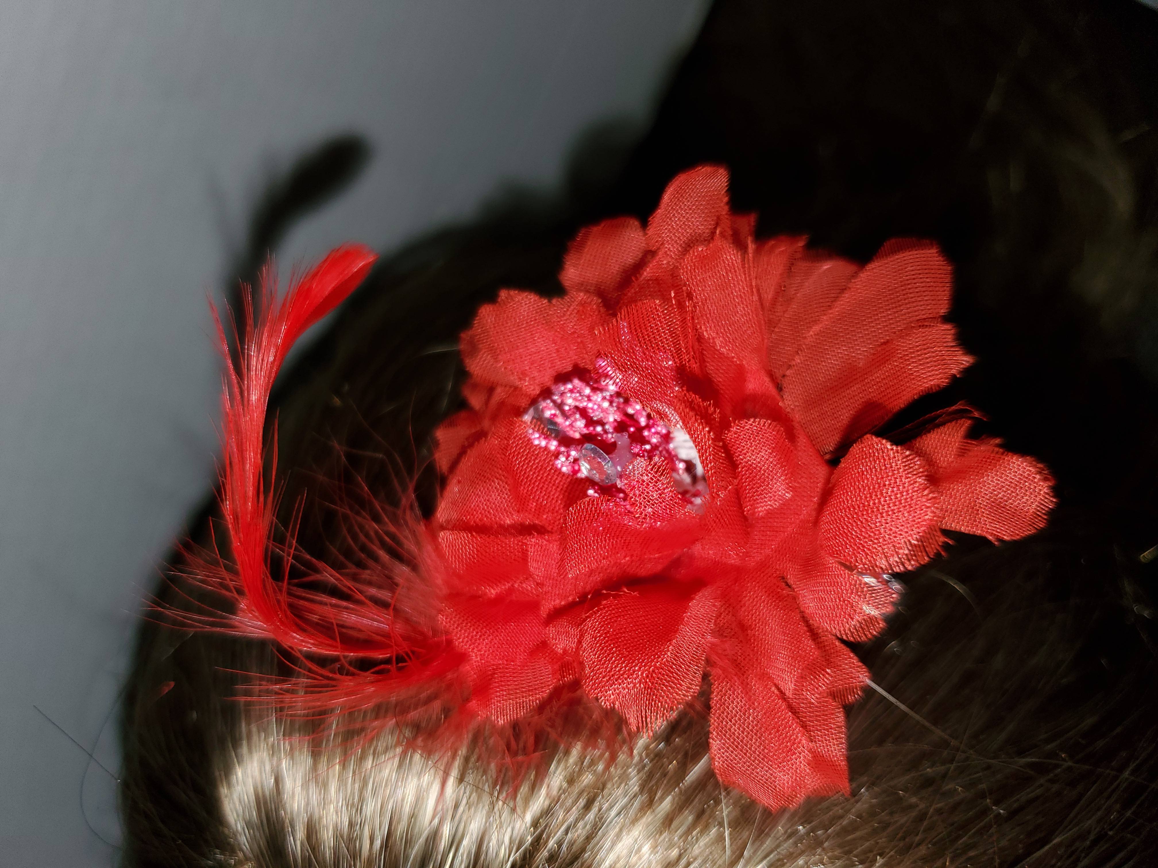 feathers and flower