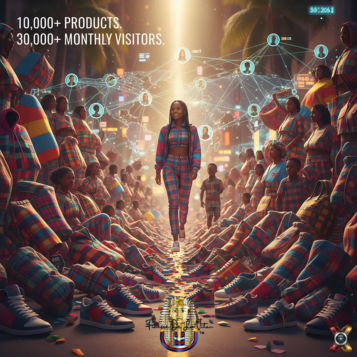 10,000+ PRODUCTS & 30,000+ VISITORS