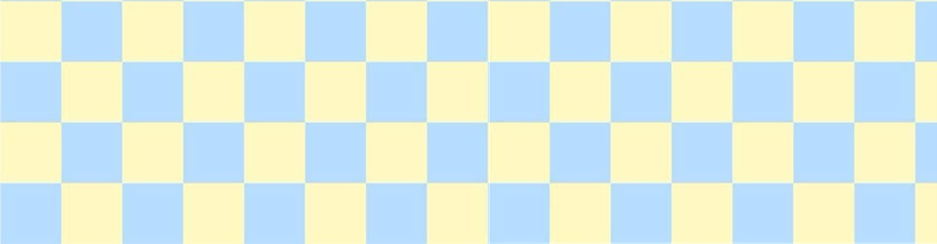 Blue and yellow check