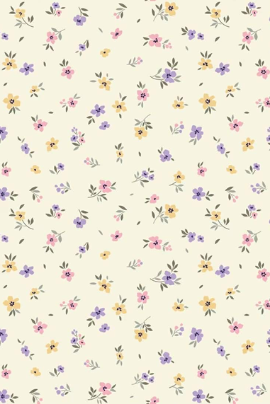 Ditsy floral on cream