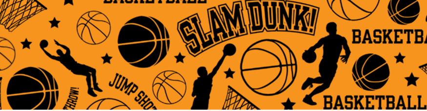 Basketball slam dunk