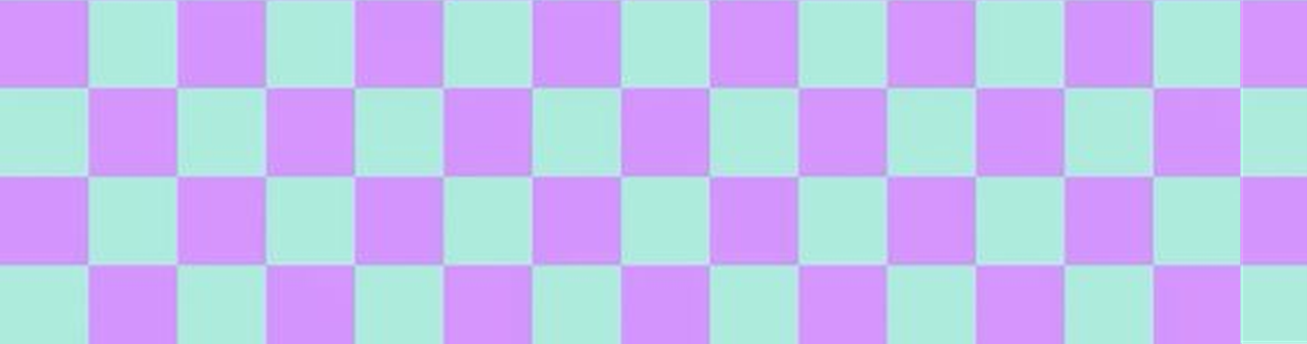 Purple and yellow check