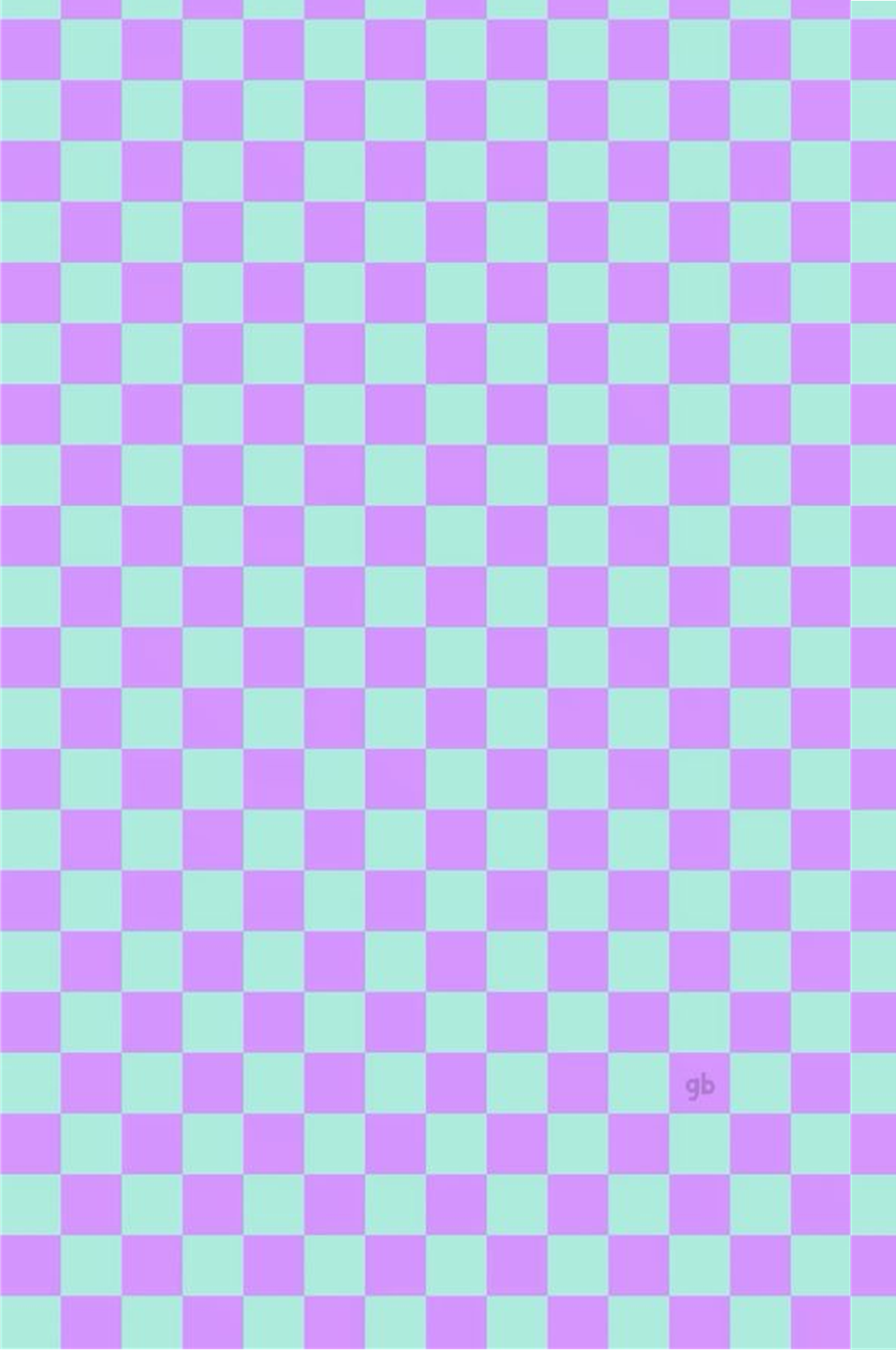 Purple and yellow check