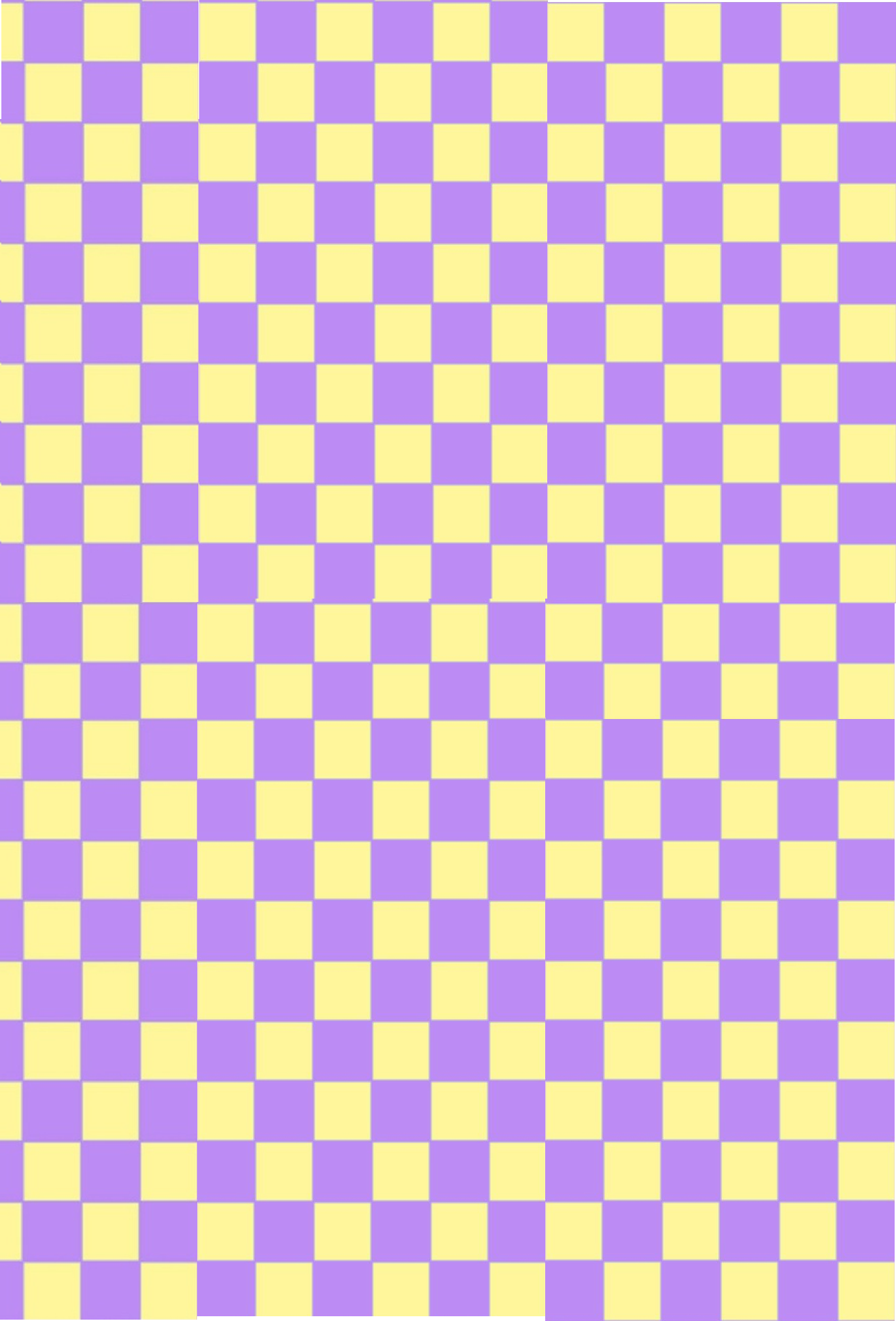 Purple and yellow check