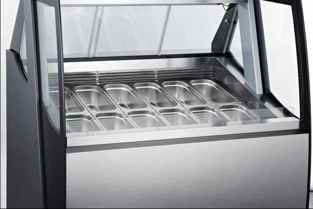 Ice Rack For Display High Tech Ice Cream Display 600L | Refrigerated Display Cases for Ice ...