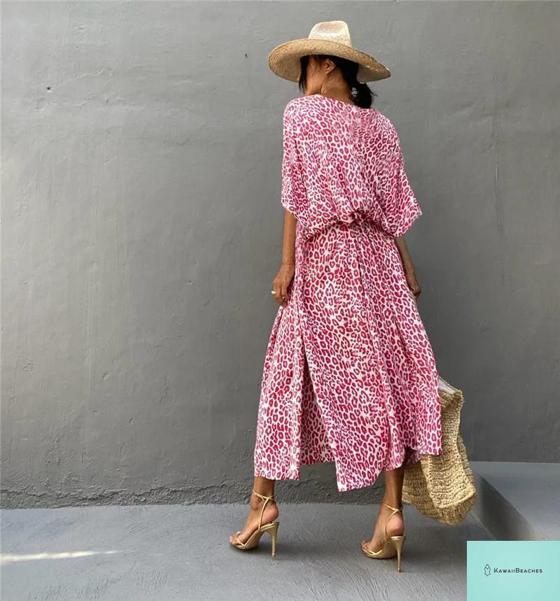 Womens Beach Cover Up Kaftan Dress