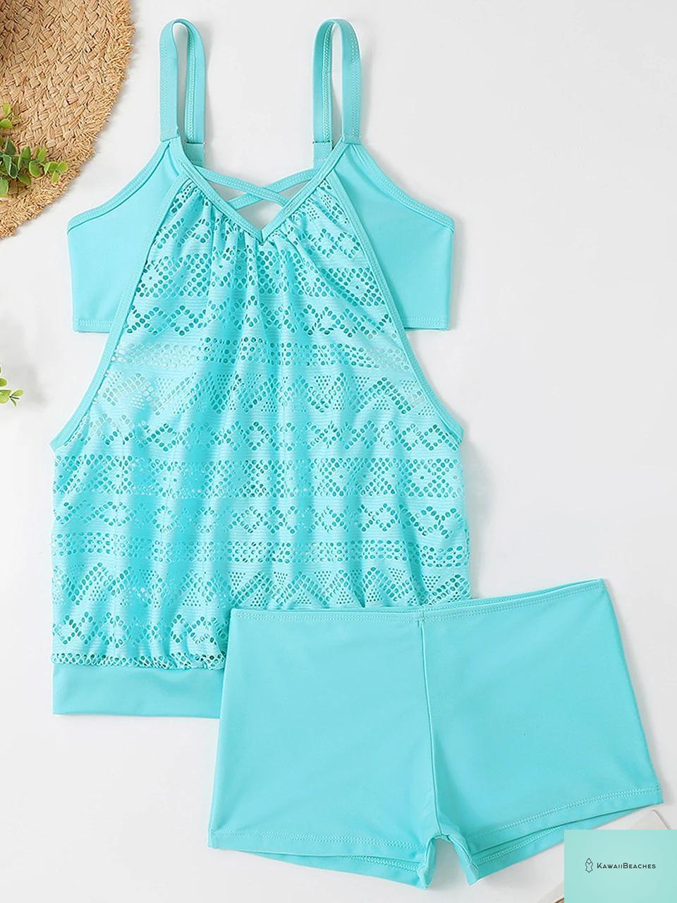 High Waist Print Bikini Swimsuit Set