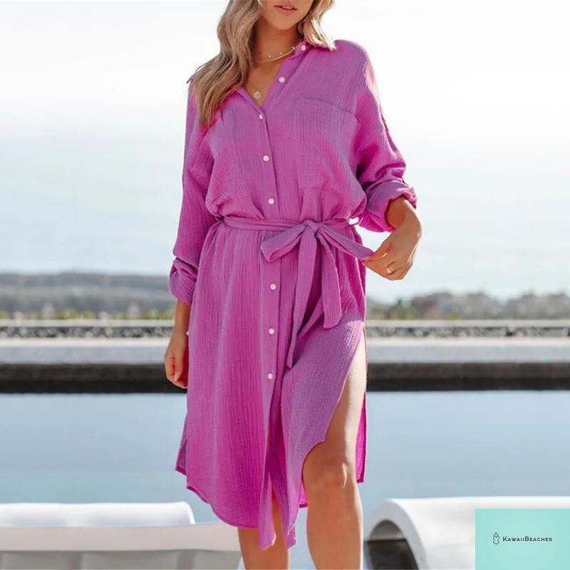 Womens Elegant Beach Cover Up Dress