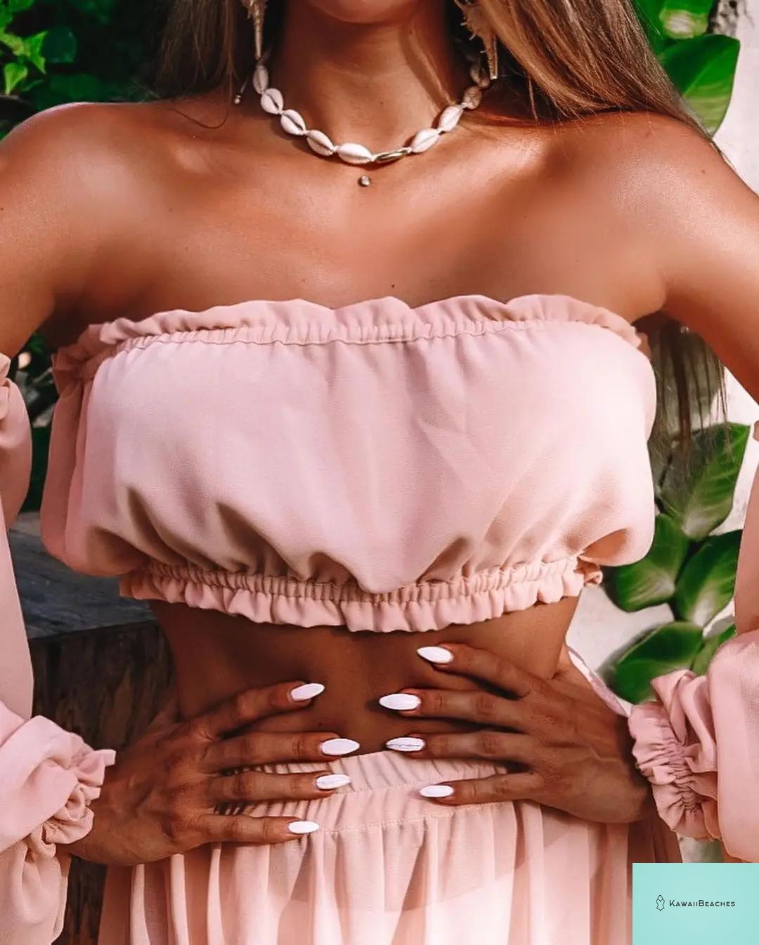 Womens Two Piece Swimsuit Set