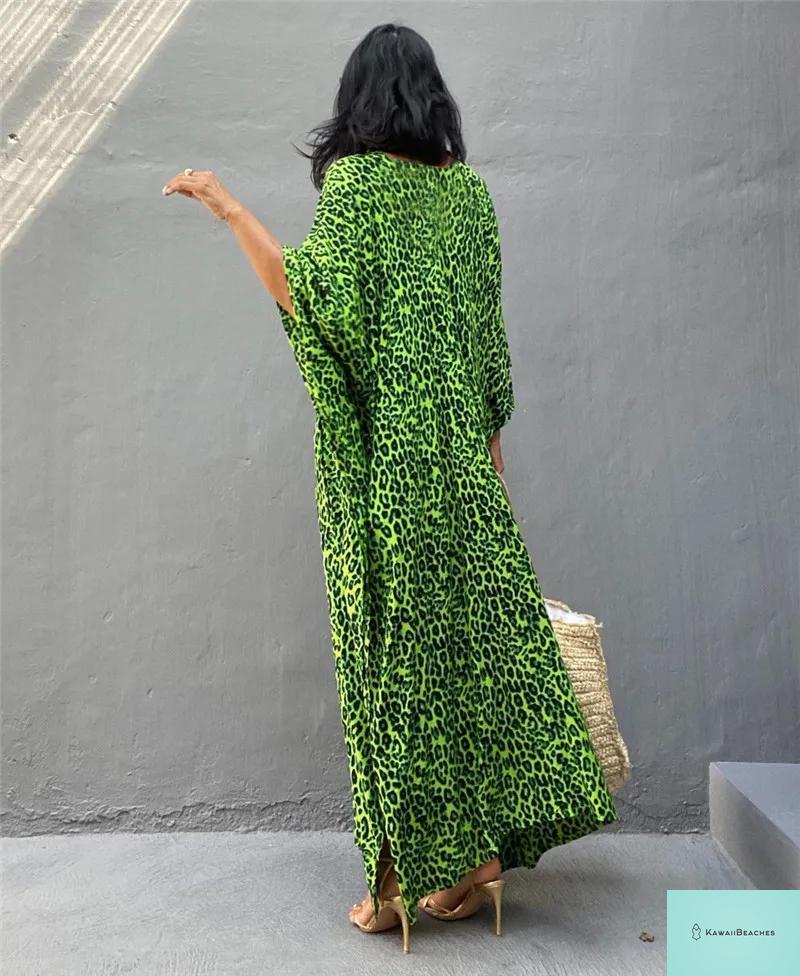 Womens Beach Cover Up Kaftan Dress