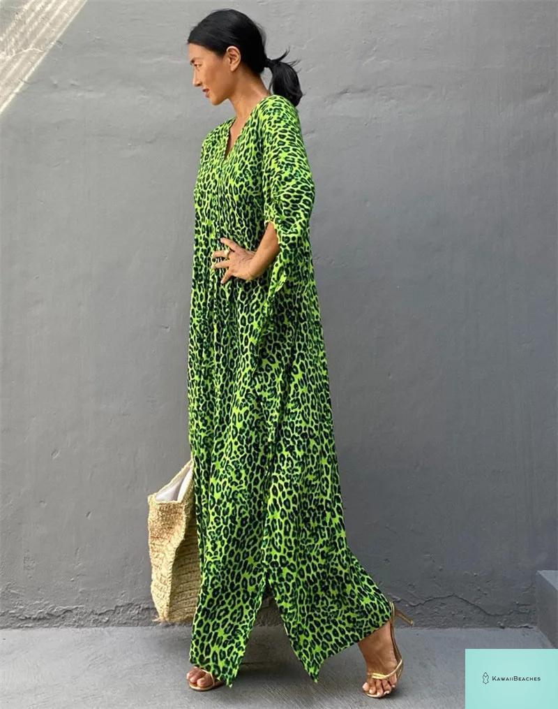 Womens Beach Cover Up Kaftan Dress