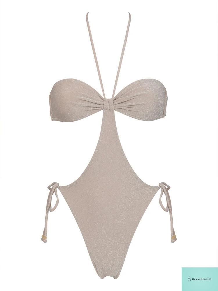 Sexy Cutout Push-Up One-Piece Swimsuit